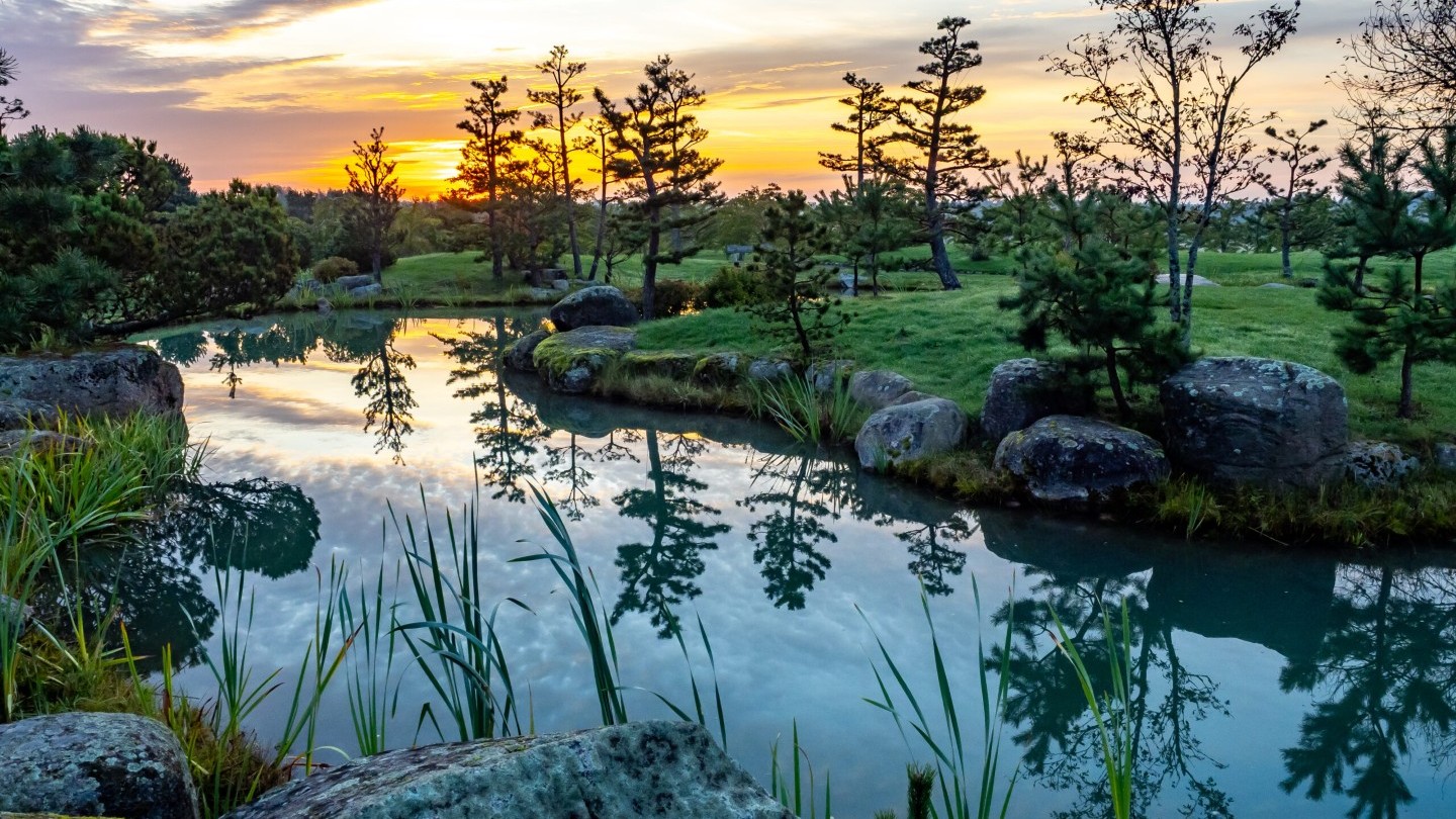 Japoniškas sodas,ruduo,orai